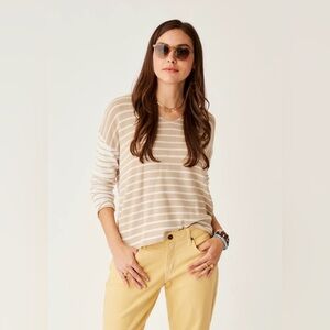 Carve Designs Zella Pullover Striped Sweater